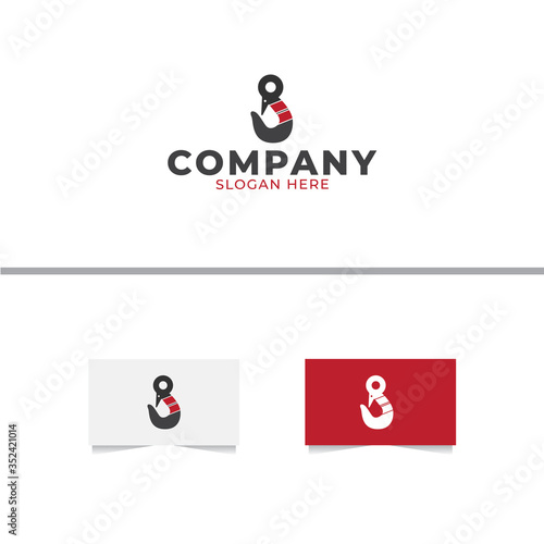 Towing Car Logo Design Vector Template