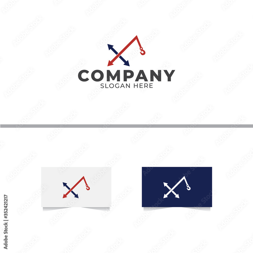 X Towing Logo Design Vector Template X Towing Logo Design Vector Template