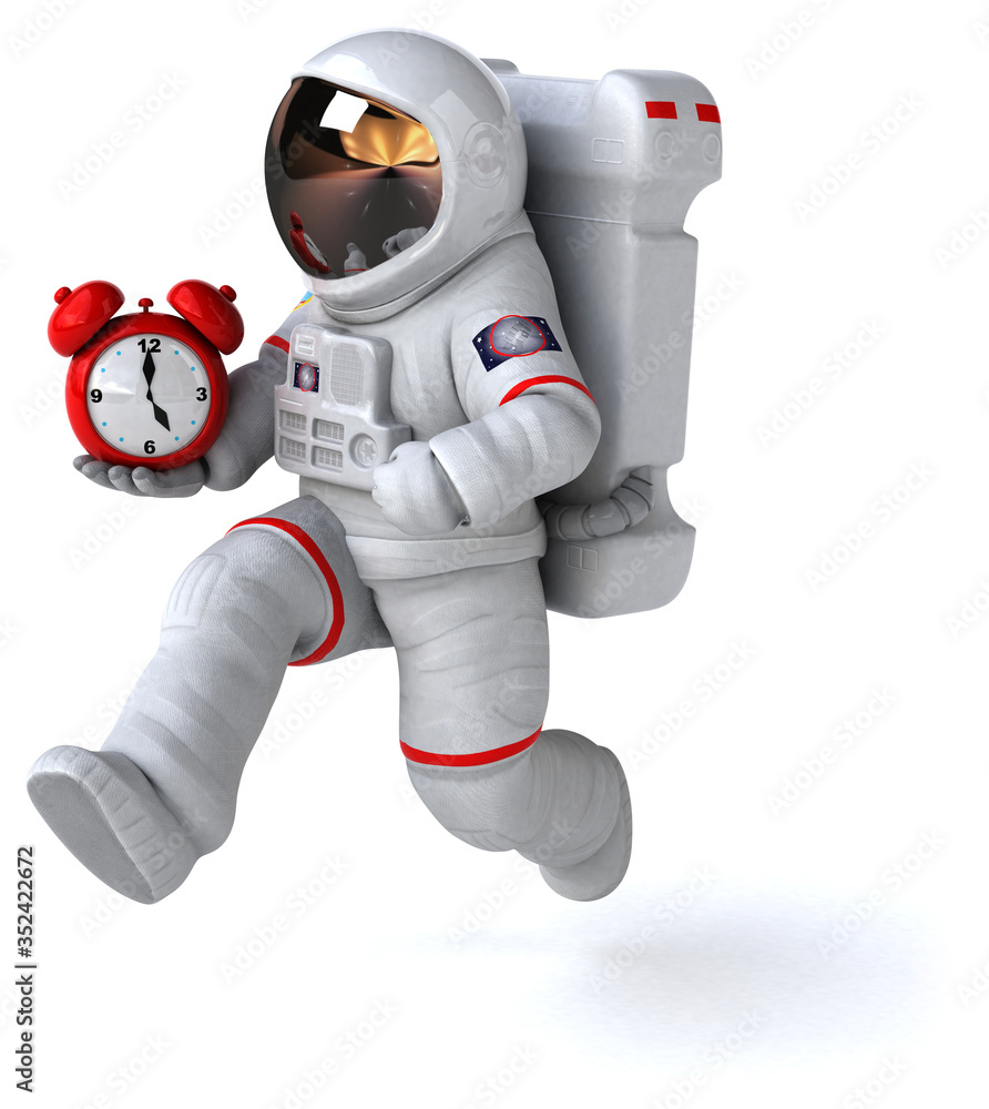 Fun astronaut - 3D Illustration Fun astronaut - 3D Illustration