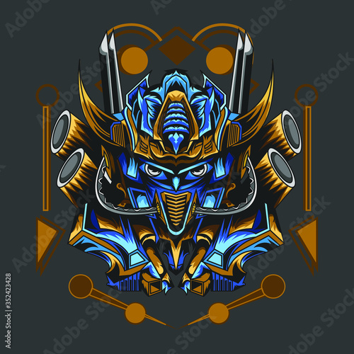 Obraz na plátne logo Optimus prime apparel icon, a personal logo, esport logo, and others