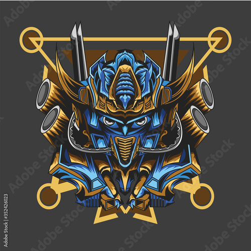 Obraz na plátne logo Optimus prime apparel icon, a personal logo, esport logo, and others