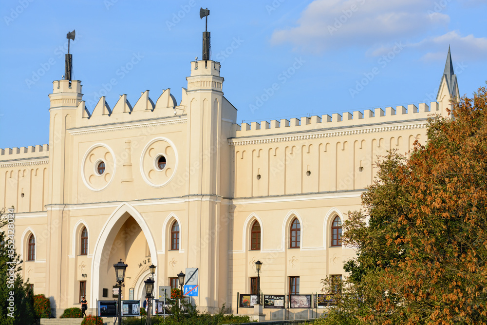 Lublin castle. Poland. Defensive and palace architectural complex.