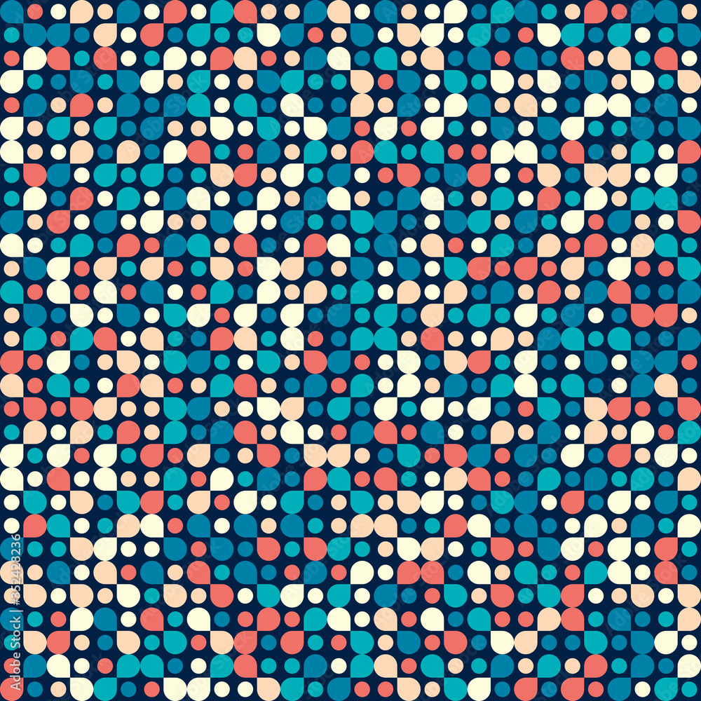Mosaic Abstract Vector Pattern Design Mosaic Abstract Vector Pattern Design