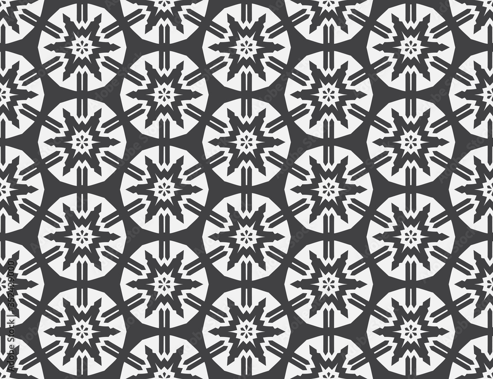 Seamless texture with repeating geometric pattern.