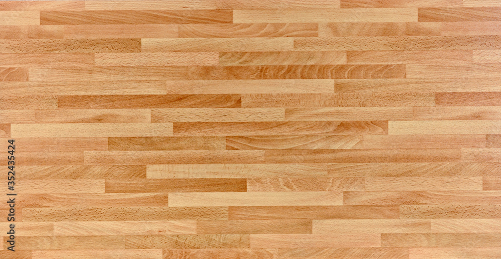 Naklejka premium Wooden panel full frame background texture