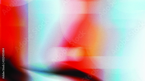 Colorful glitch effect distortion background vector photo