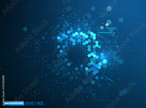 Matrix of countless blocks