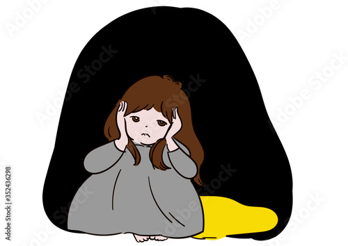 心を閉ざす＿女の子