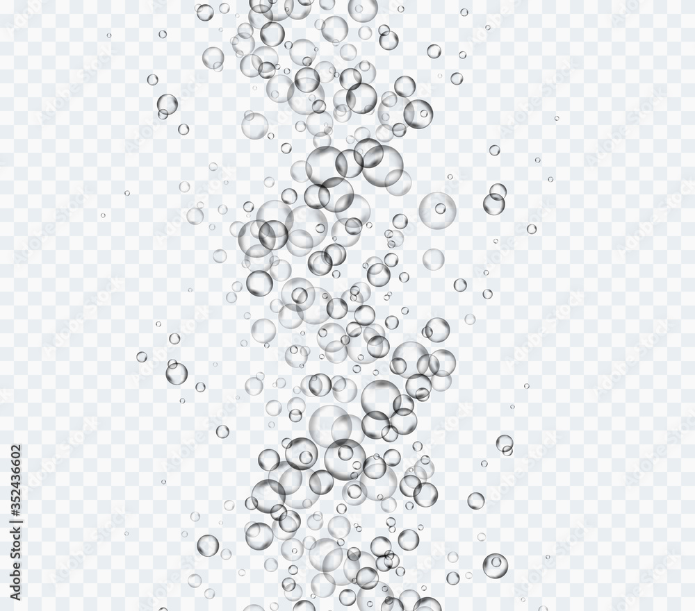 Realistic Water Bubbles (PNG Transparent)