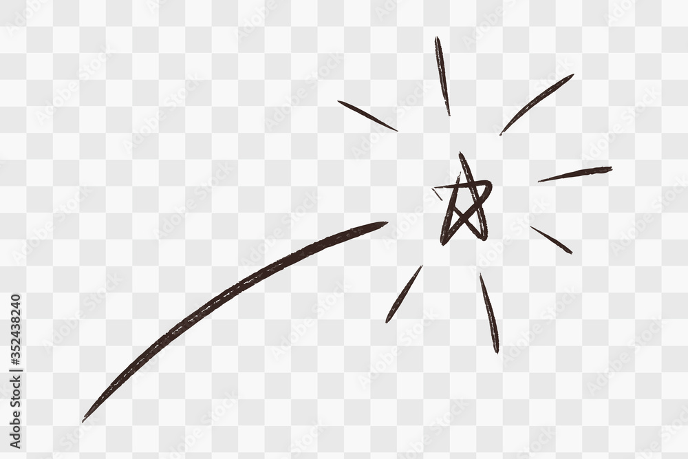 starburst hand drawn. black ink and white star sketchy doodle with transparent background vector illustration starburst hand drawn. black ink and white star sketchy doodle with transparent background vector illustration