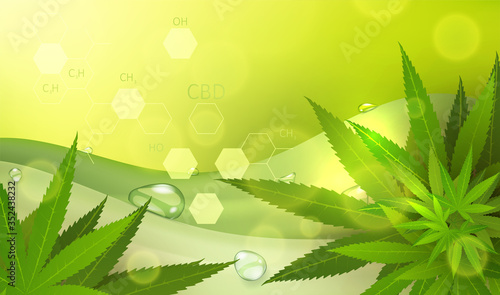 Medical marijuana concept