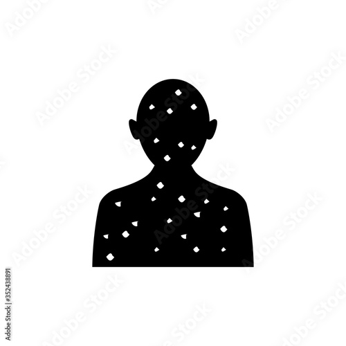 Rubella icon. Vector