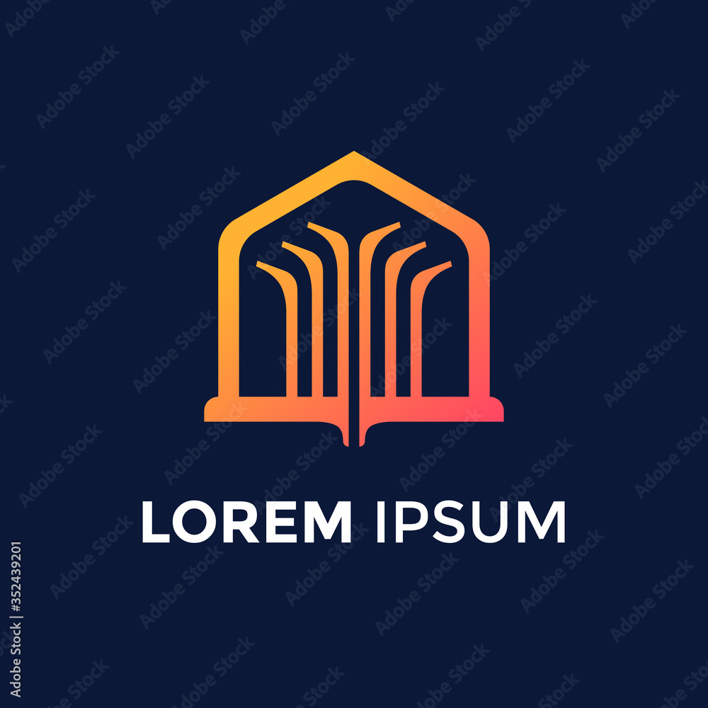Fototapeta premium Unique Modern Law Firm logo design Corporate Business Vector Template elements.