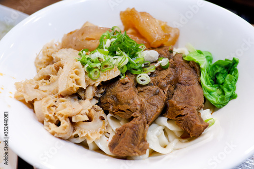 Braised beef noodles - a popular food in Taiwan