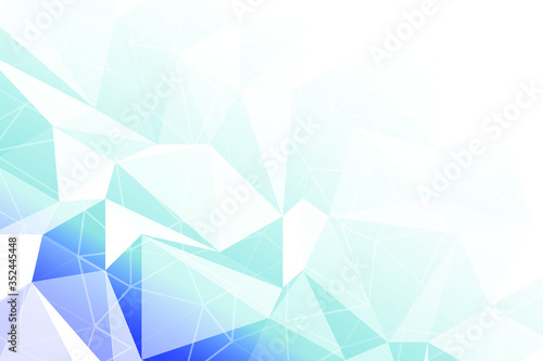 Blue geometric background vector