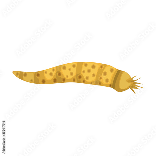 Plankton vector icon.Cartoon vector icon isolated on white background plankton.