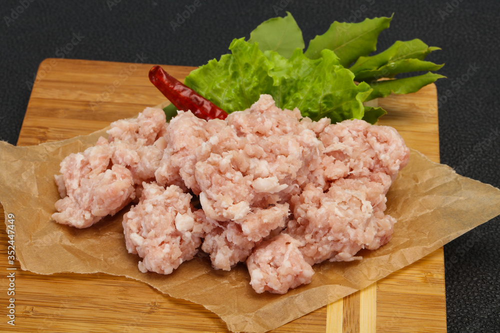 Homemade pork minced meat for cooking Homemade pork minced meat for cooking
