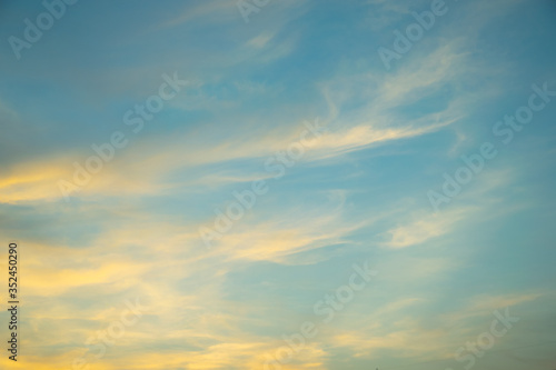 Fototapeta Naklejka Na Ścianę i Meble -  Sky background with cloud. Nature abstract