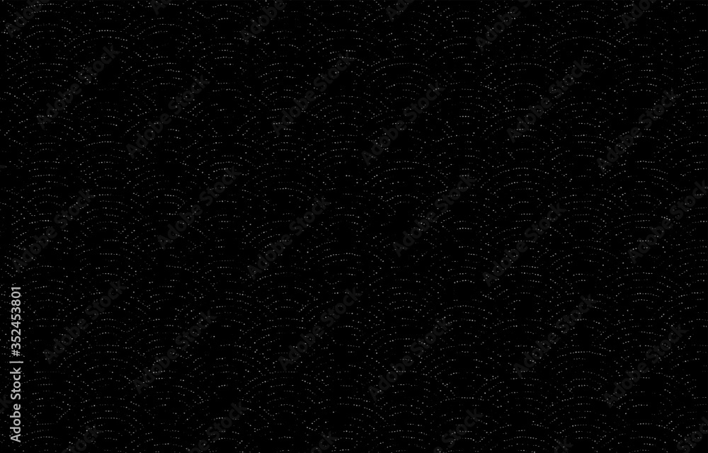 黒地に白い掠れ模様の和柄:鮫小紋 黒地に白い掠れ模様の和柄:鮫小紋
