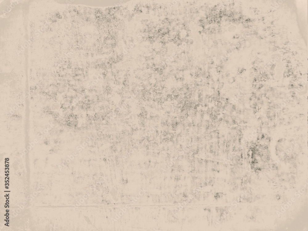 Fototapeta premium Old vintage background. Dirty abstract texture of an old surface. Soft grunge backdrop. Worn and frayed paper