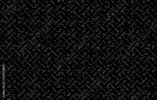 Wallpaper Mural 黒地に白い掠れ模様の和柄：紗綾形 Torontodigital.ca