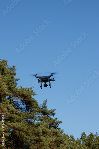 Beautiful Scenic View. drone quad copter