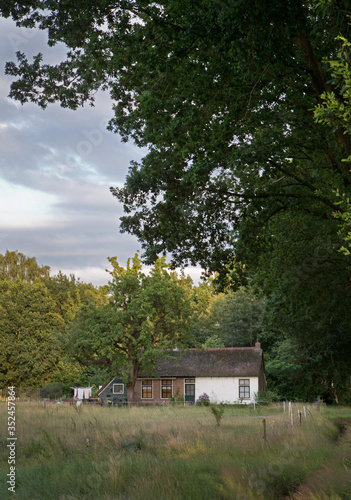 Historic colony house. Koloniewoning. Maatschappij van Weldadigheid Frederiksoord Drenthe Netherlands