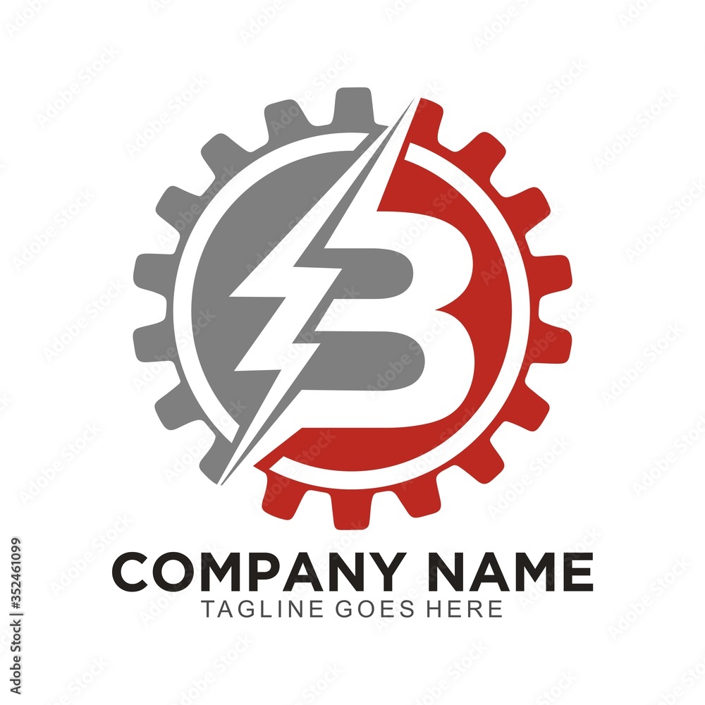 Electro and machine engineering logo templates symbol or icon Electro and machine engineering logo templates symbol or icon