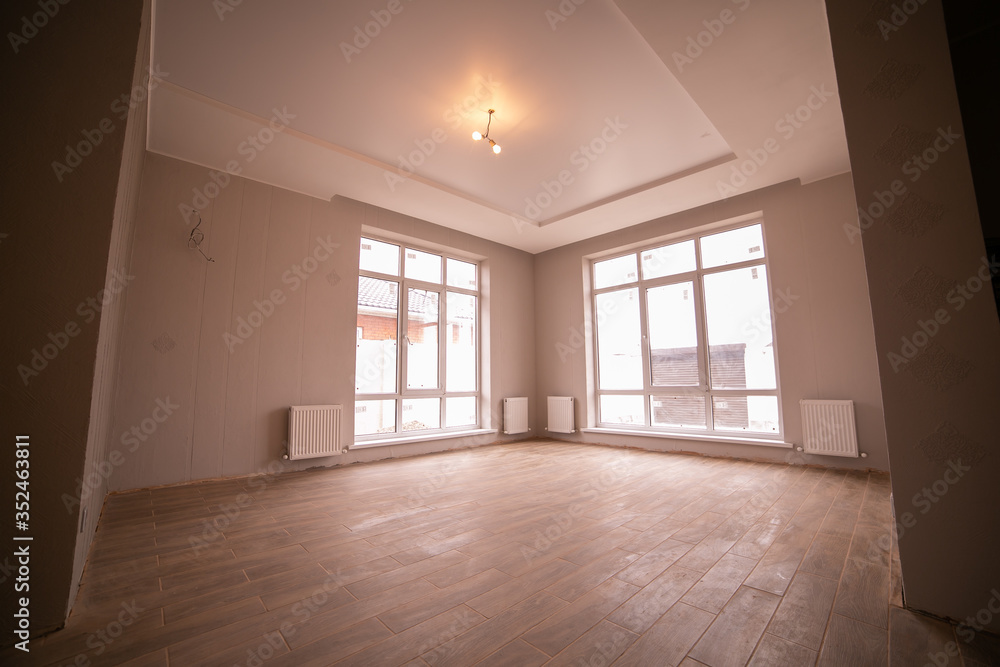 custom made wallpaper toronto digitalRoom in the house apartment right after the renovation. New and without furniture