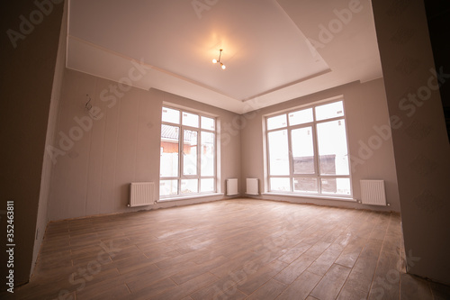 Wallpaper Mural Room in the house apartment right after the renovation. New and without furniture Torontodigital.ca