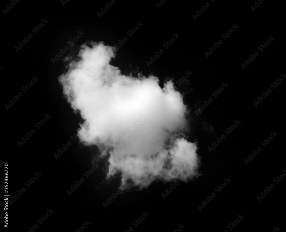 white Clouds on black background. white Clouds on black background.