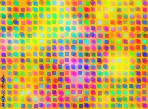abstract background from many colorful squares