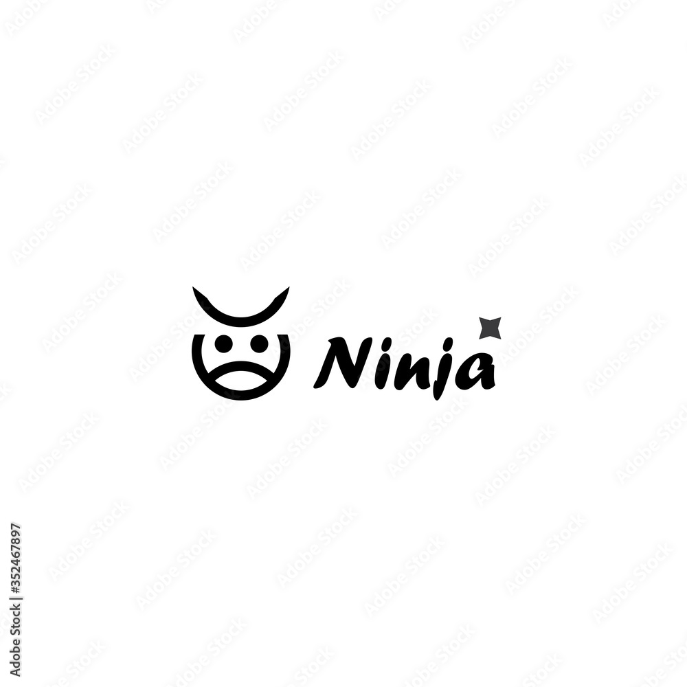 Ninja Logo Symbol Design Icon Ninja Logo Symbol Design Icon