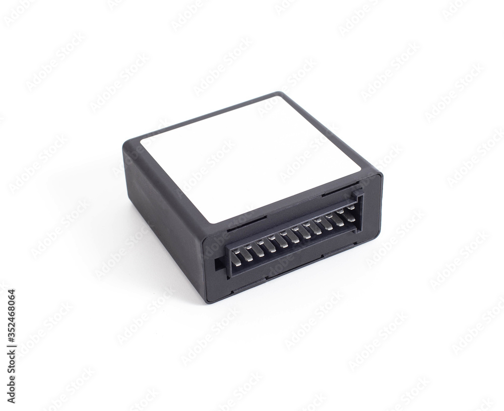 electric window regulator of a car on a white background, isolate, copy space electric window regulator of a car on a white background, isolate, copy space