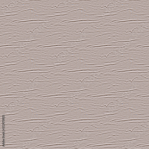 Background of swollen wallpaper with paint, seamless texture of damaged wall surface