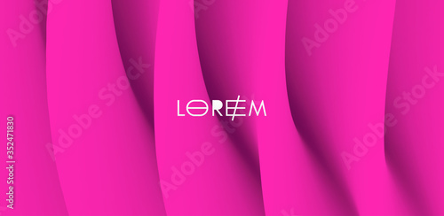 Abstract background with dynamic effect. Optical illusion of distortion of space. Modern pattern. 3d vector illustration for design.