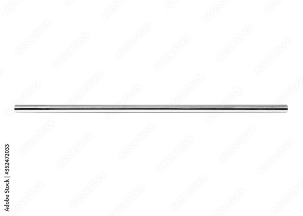 Metal tube isolated on a white background Metal tube isolated on a white background