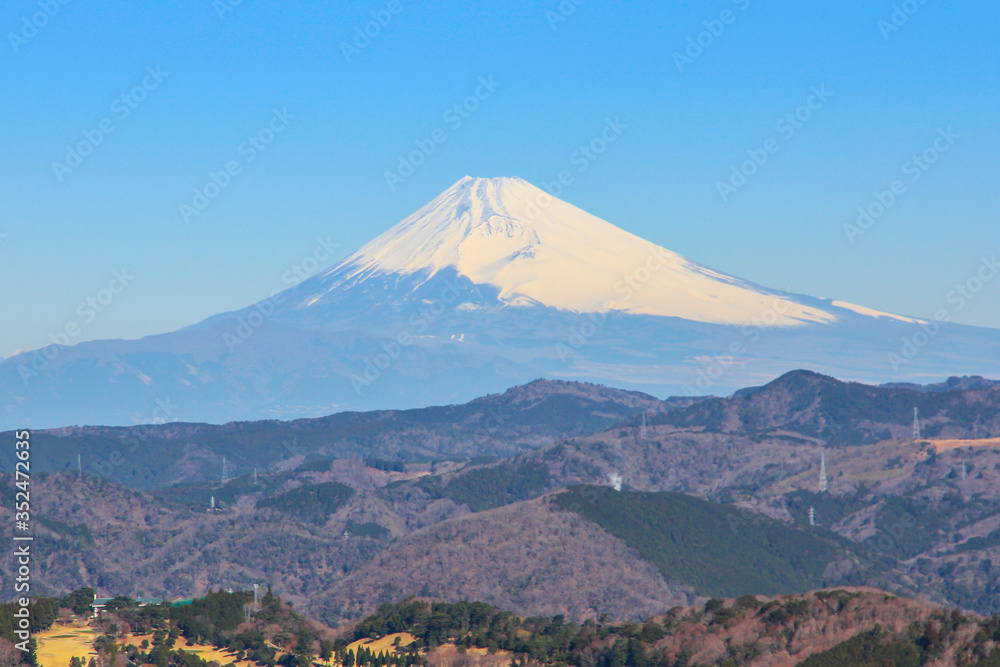 大室山からの富士山 大室山からの富士山