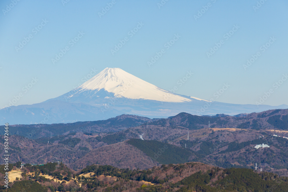 大室山からの富士山