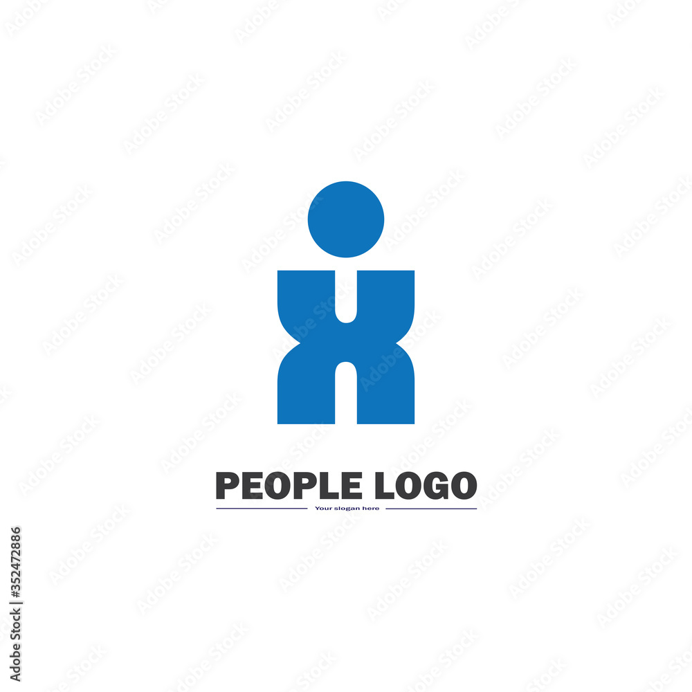 People Logo Icon Social Symbol People Logo Icon Social Symbol