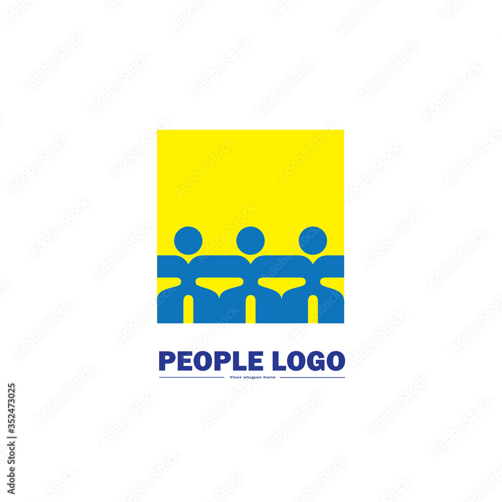 People Logo Icon Social Symbol People Logo Icon Social Symbol