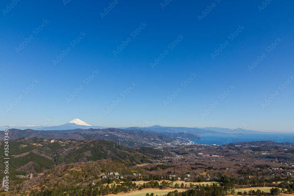 大室山からの富士山 大室山からの富士山