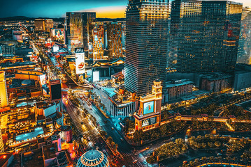 Keuken achterwand Las Vegas Hoofdstraat Las Vegas Strip avond  © BRIAN_KINNEY