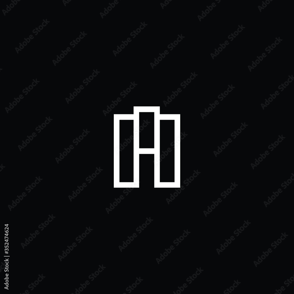 Professional Innovative Initial HA logo and AH logo. Letter AH HA Minimal elegant Monogram. Premium Business Artistic Alphabet symbol and sign Professional Innovative Initial HA logo and AH logo. Letter AH HA Minimal elegant Monogram. Premium Business Artistic Alphabet symbol and sign