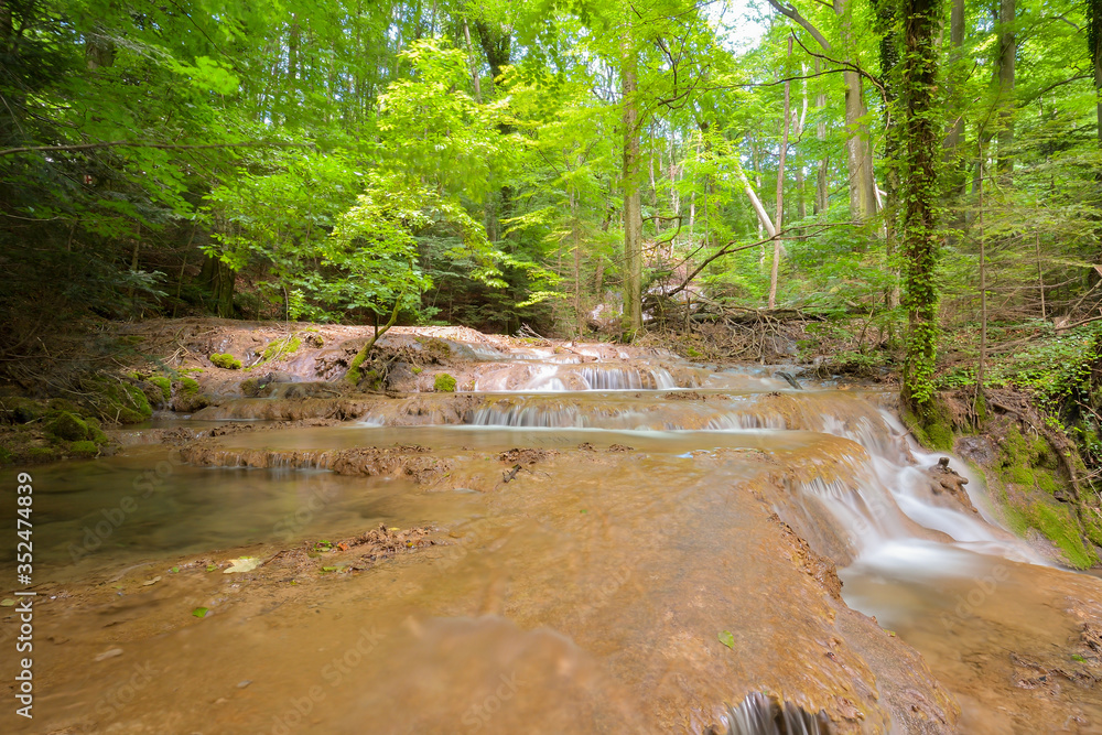 Cheile Nerei - Beusnita. Caras. Romania. Summer in wild Romanian river and forest. Long exposure. Cheile Nerei - Beusnita. Caras. Romania. Summer in wild Romanian river and forest. Long exposure.