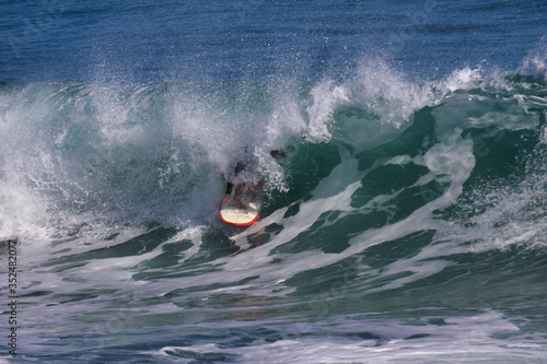 Canvas Print A day at the beach surfing Sebastian Inlet Florida