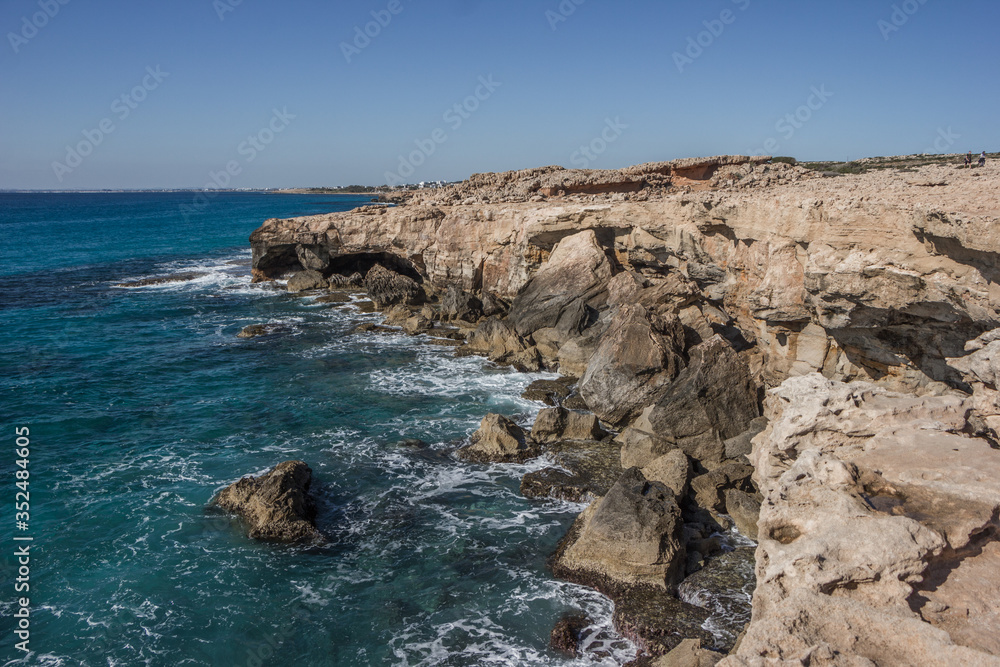 beautiful Mediterranean coast of Ayia Napa in winter beautiful Mediterranean coast of Ayia Napa in winter