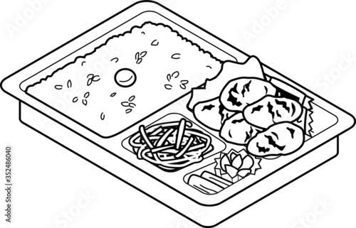 カキフライ弁当