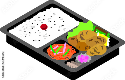 カキフライ弁当