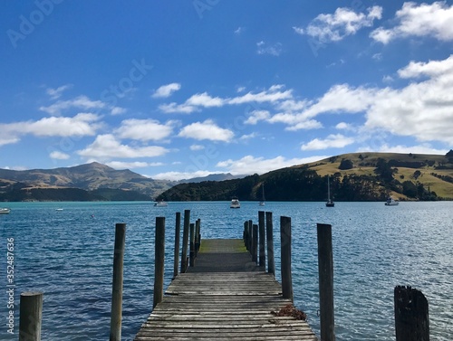 Akaroa Peninsula  Neuseeland